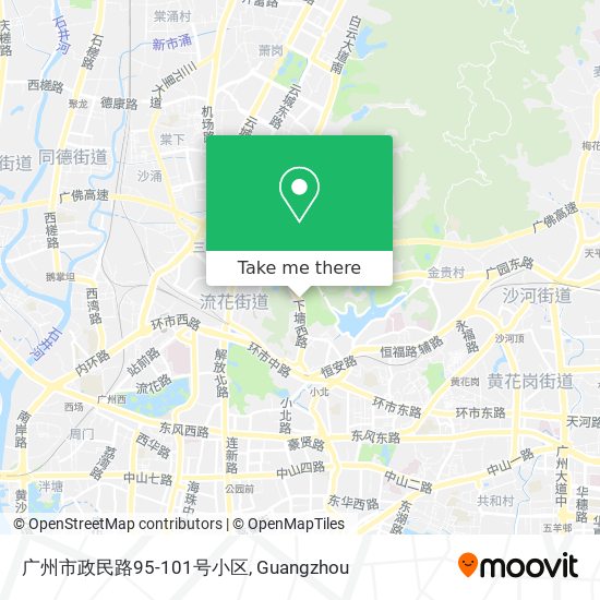 广州市政民路95-101号小区 map