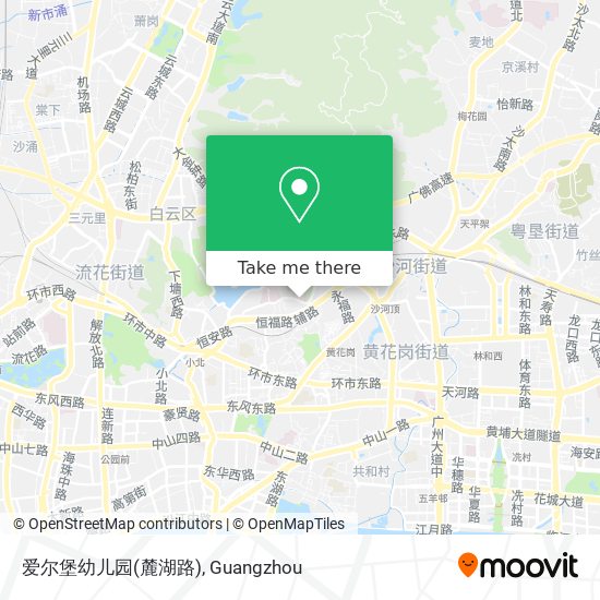 爱尔堡幼儿园(麓湖路) map
