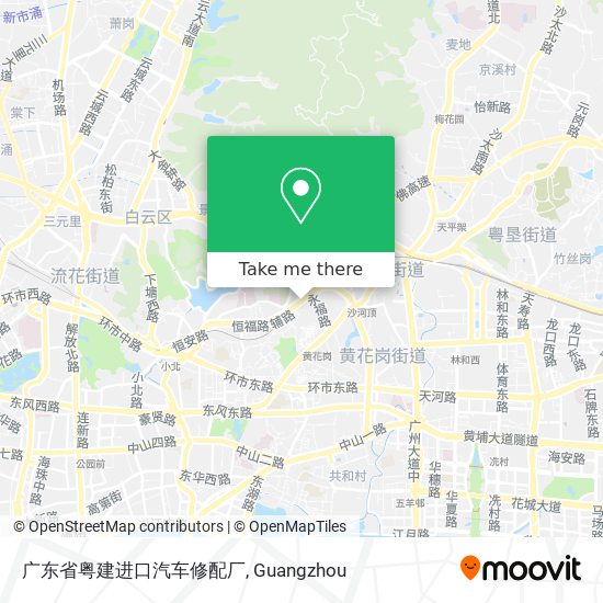 广东省粤建进口汽车修配厂 map