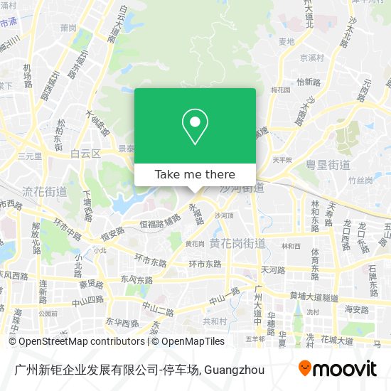 广州新钜企业发展有限公司-停车场 map