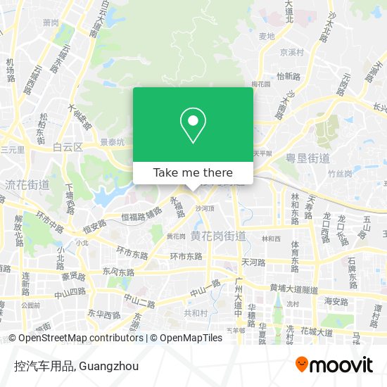 控汽车用品 map
