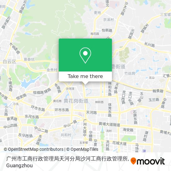 广州市工商行政管理局天河分局沙河工商行政管理所 map