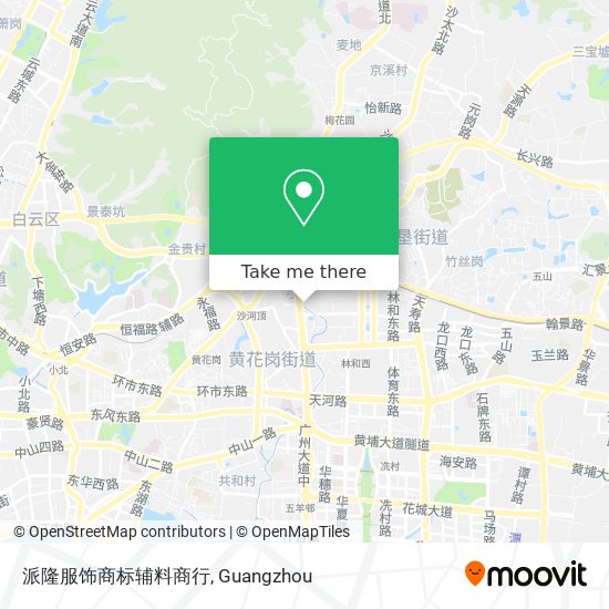 派隆服饰商标辅料商行 map