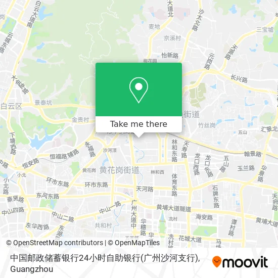 中国邮政储蓄银行24小时自助银行(广州沙河支行) map