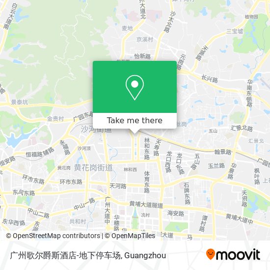 广州歌尔爵斯酒店-地下停车场 map