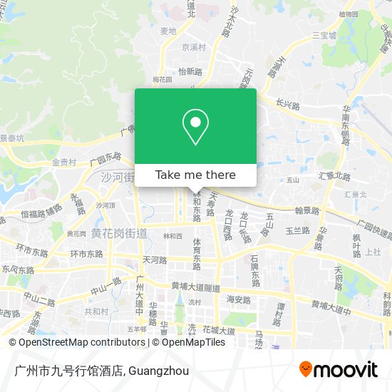 广州市九号行馆酒店 map