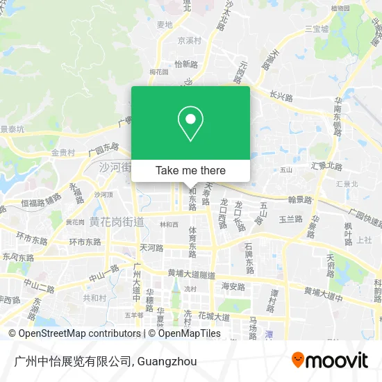 广州中怡展览有限公司 map