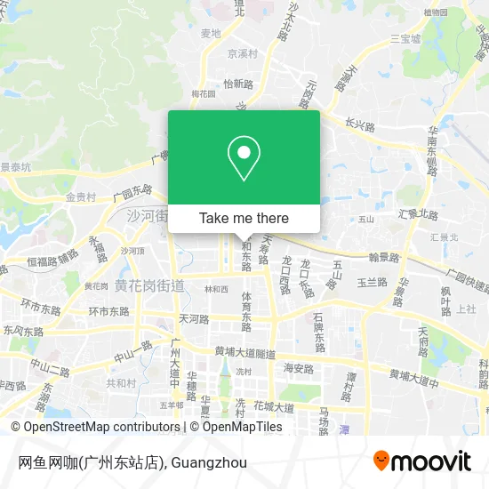 网鱼网咖(广州东站店) map