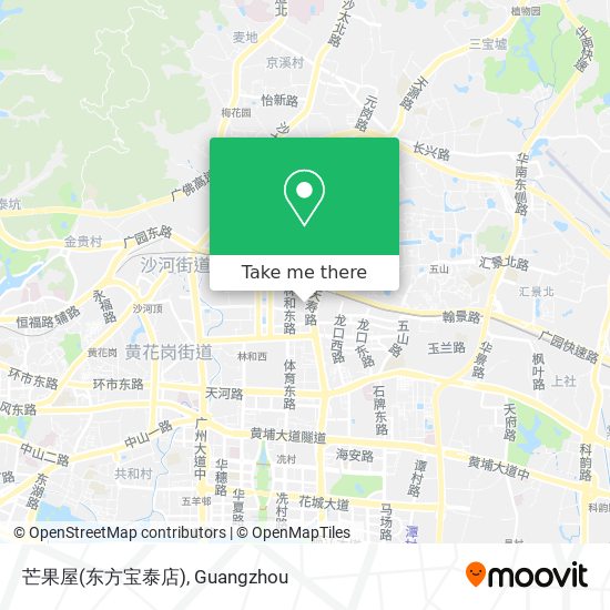 芒果屋(东方宝泰店) map
