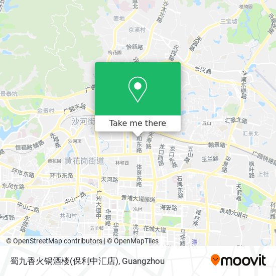 蜀九香火锅酒楼(保利中汇店) map