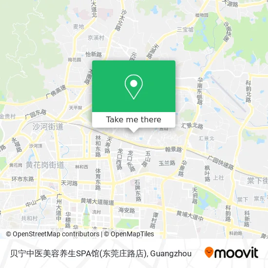 贝宁中医美容养生SPA馆(东莞庄路店) map