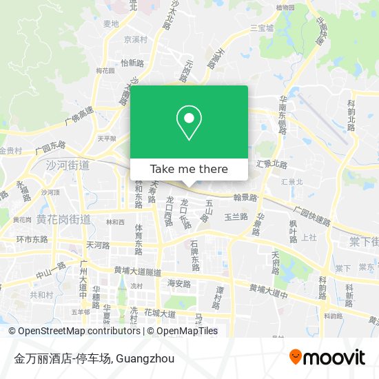 金万丽酒店-停车场 map