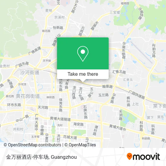 金万丽酒店-停车场 map