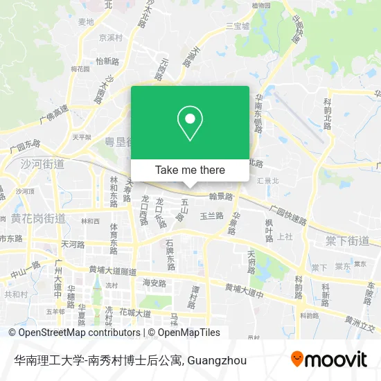 华南理工大学-南秀村博士后公寓 map