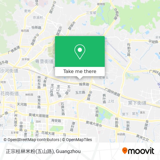 正宗桂林米粉(五山路) map