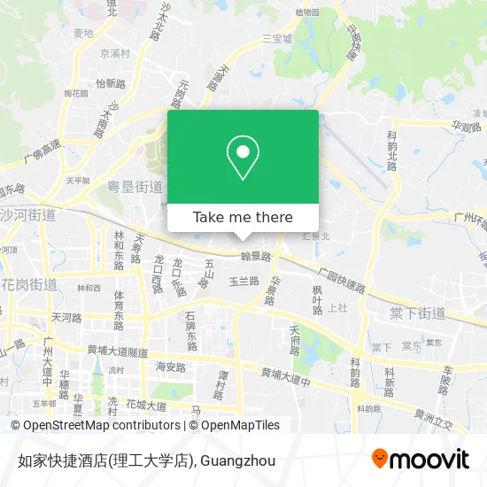 如家快捷酒店(理工大学店) map