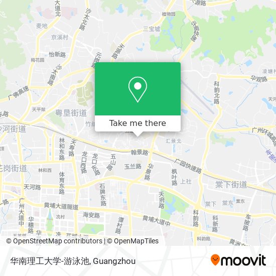 华南理工大学-游泳池 map