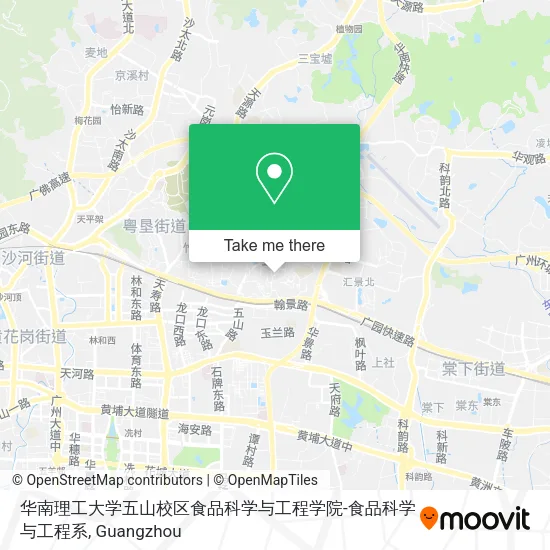 华南理工大学五山校区食品科学与工程学院-食品科学与工程系 map