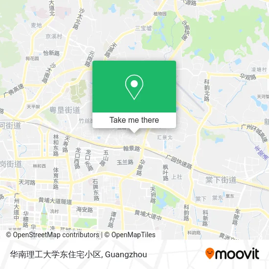 华南理工大学东住宅小区 map
