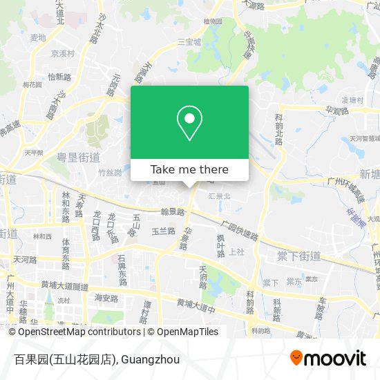 百果园(五山花园店) map