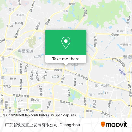 广东省铁投置业发展有限公司 map