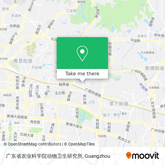 广东省农业科学院动物卫生研究所 map