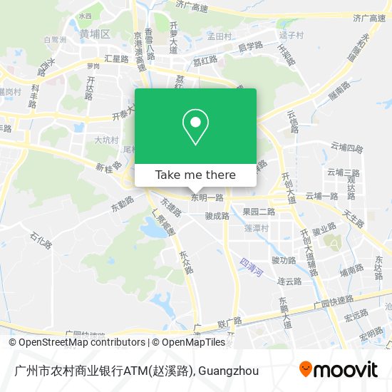 广州市农村商业银行ATM(赵溪路) map