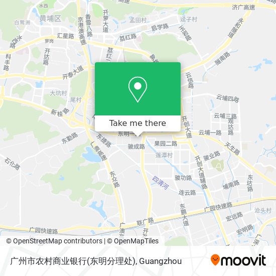 广州市农村商业银行(东明分理处) map