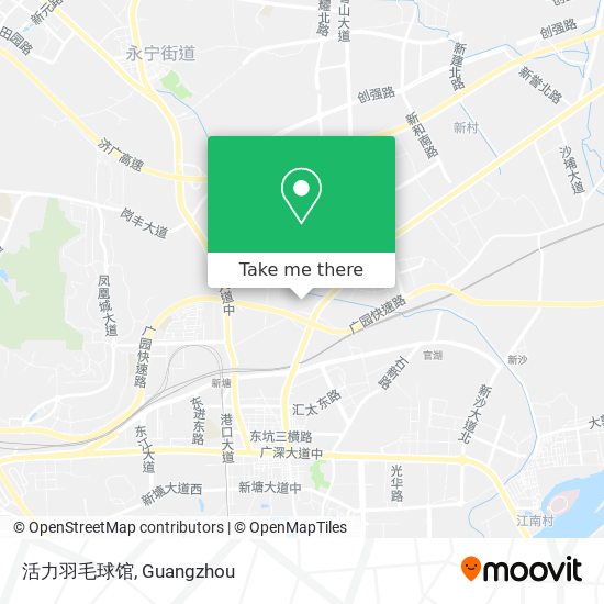 活力羽毛球馆 map