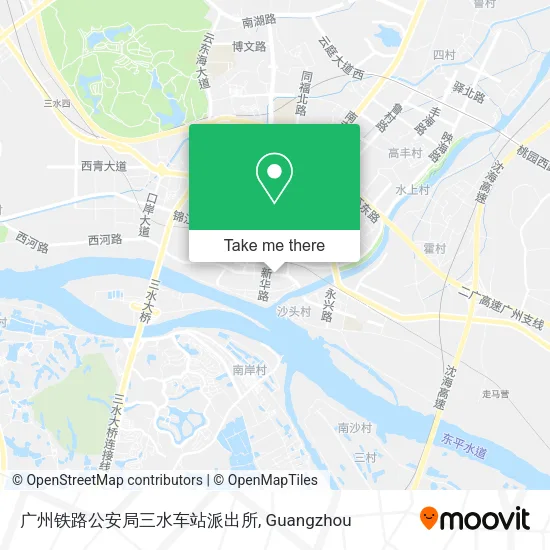 广州铁路公安局三水车站派出所 map