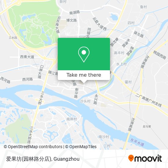 爱果坊(园林路分店) map