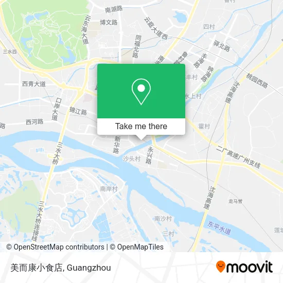 美而康小食店 map