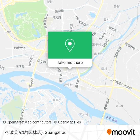 今诚美食站(园林店) map