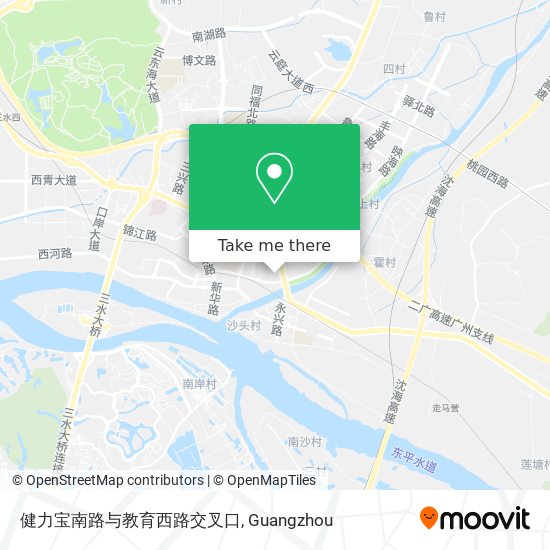 健力宝南路与教育西路交叉口 map