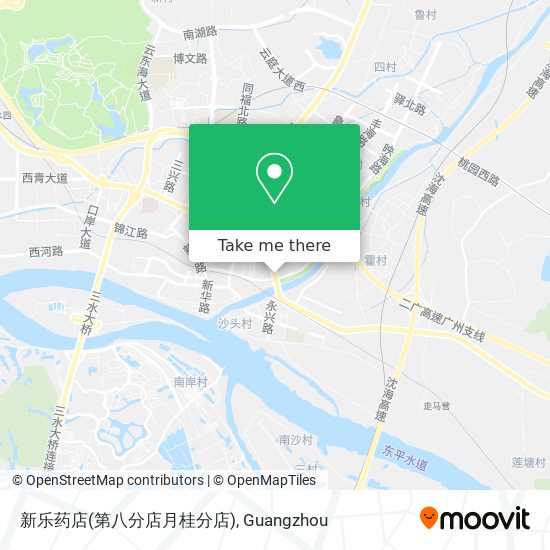 新乐药店(第八分店月桂分店) map