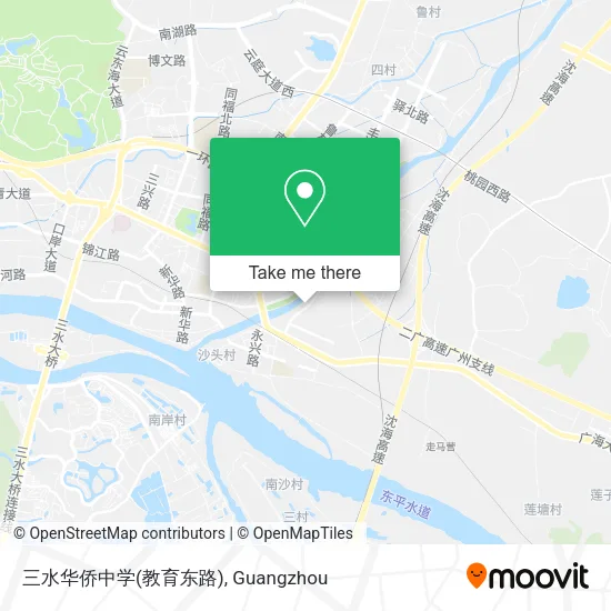 三水华侨中学(教育东路) map