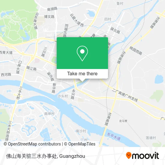 佛山海关驻三水办事处 map