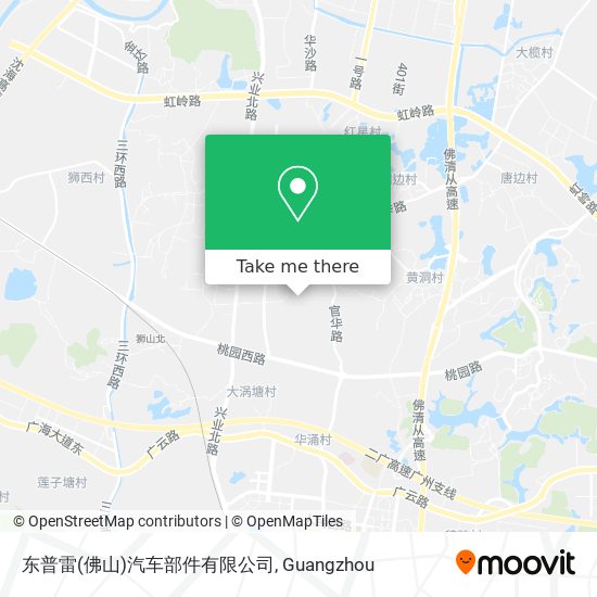 东普雷(佛山)汽车部件有限公司 map