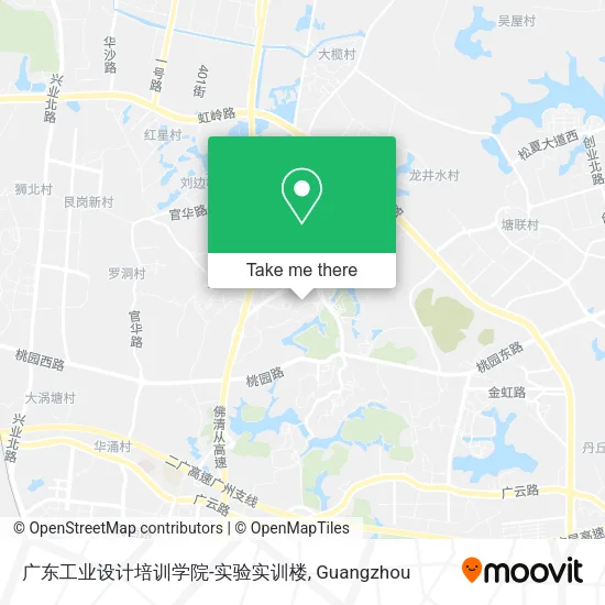 广东工业设计培训学院-实验实训楼 map