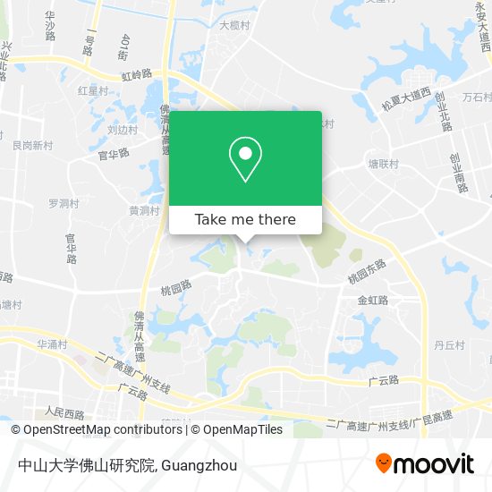 中山大学佛山研究院 map