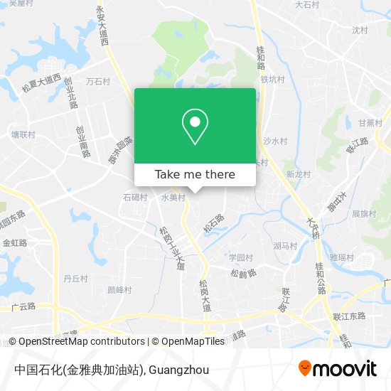 中国石化(金雅典加油站) map