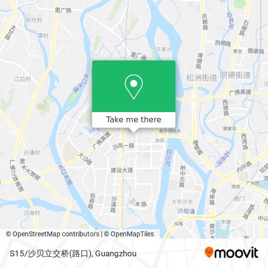S15/沙贝立交桥(路口) map