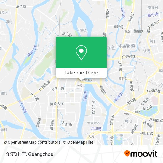 华苑山庄 map