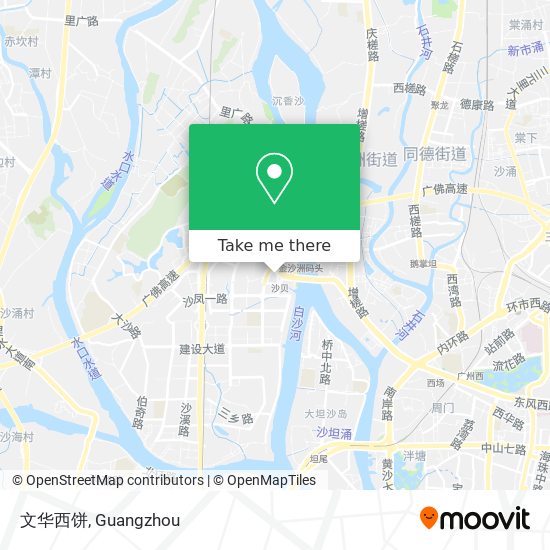 文华西饼 map