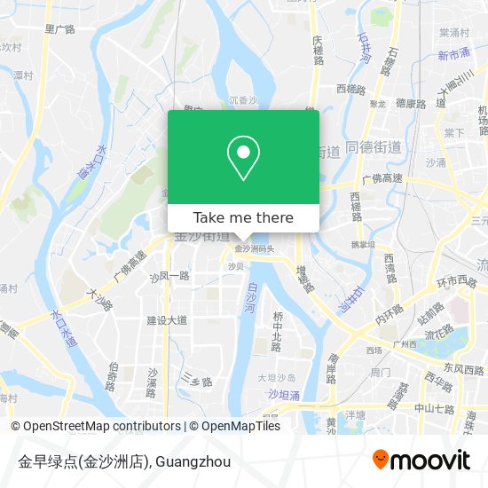 金早绿点(金沙洲店) map
