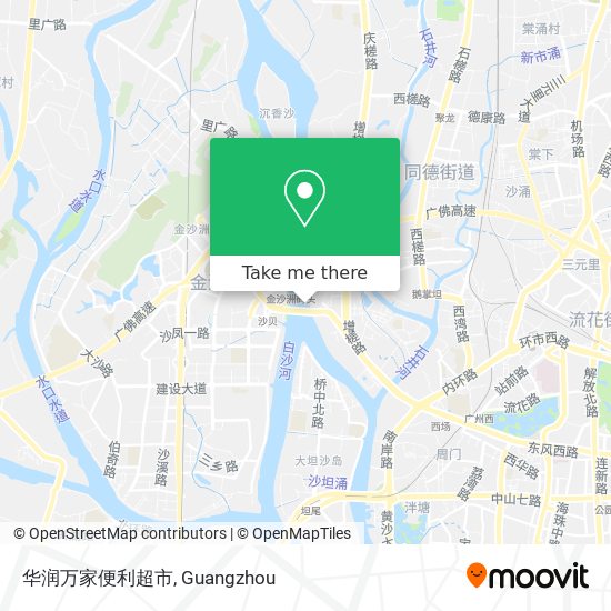 华润万家便利超市 map