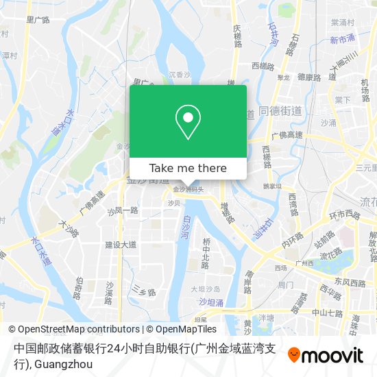 中国邮政储蓄银行24小时自助银行(广州金域蓝湾支行) map