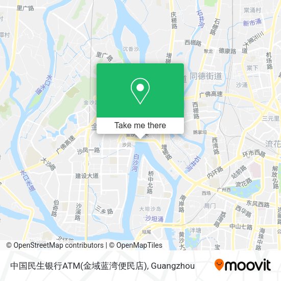 中国民生银行ATM(金域蓝湾便民店) map