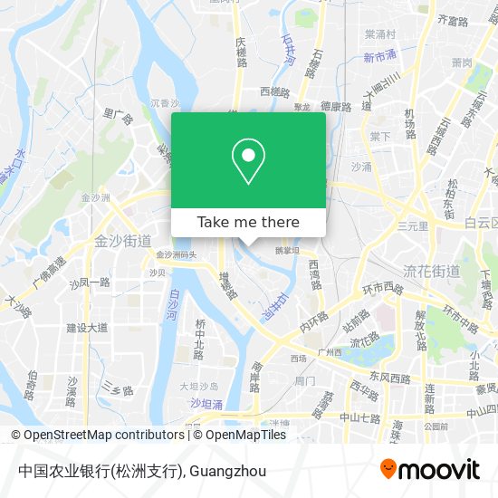中国农业银行(松洲支行) map