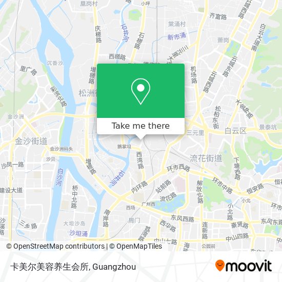 卡美尔美容养生会所 map